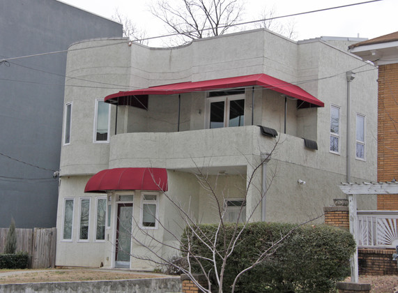 2 Red Awnings | Residential Fabric Awnings Atlanta